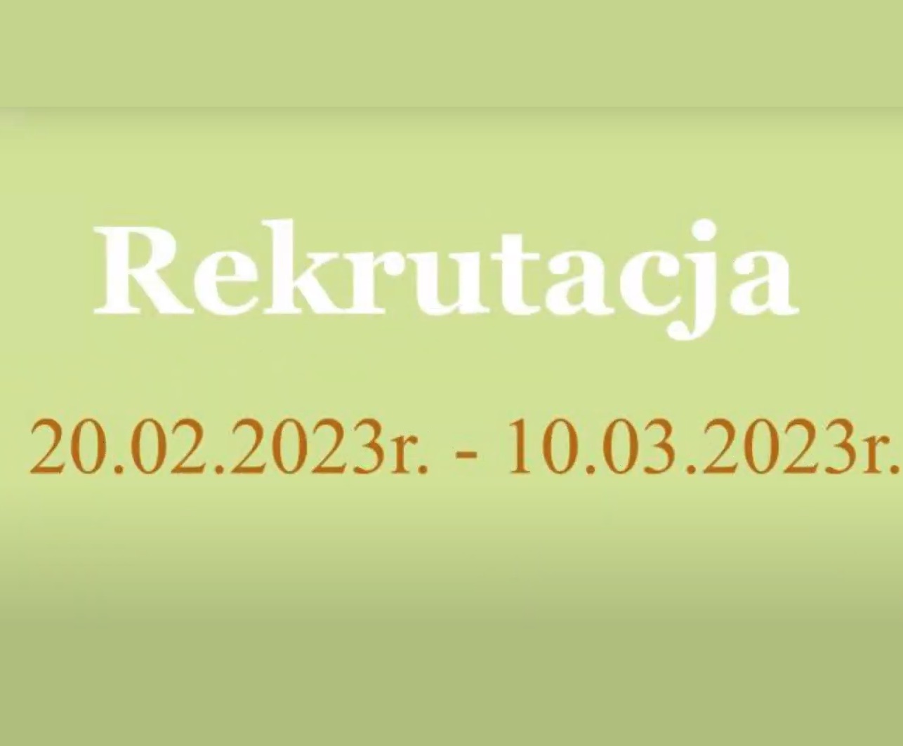 Rekrutacja