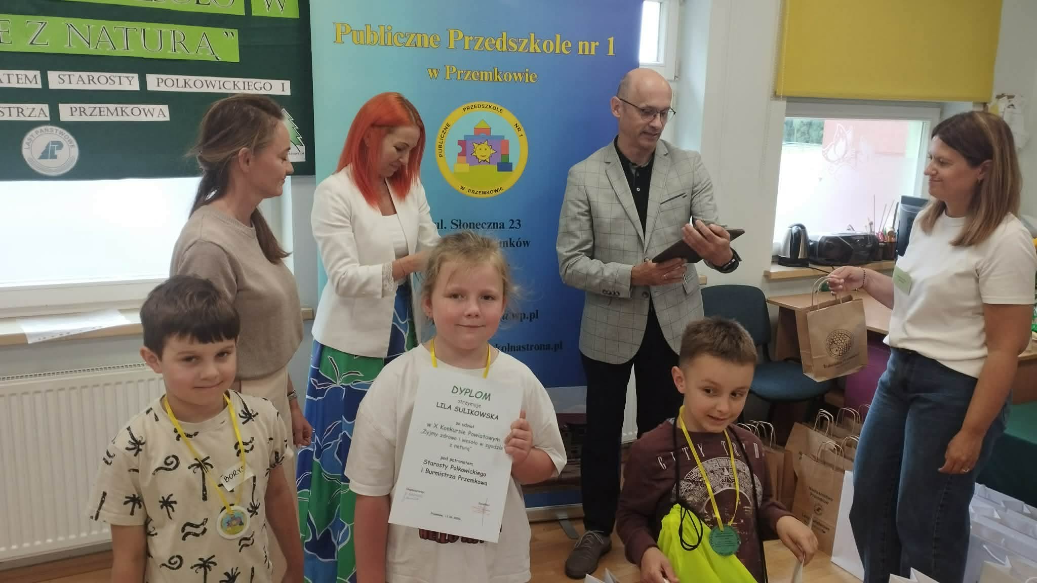 X Powiatowy Konkurs Przedszkolny &bdquo;Żyjmy zdrowo i wesoło w zgodzie z naturą&rdquo;