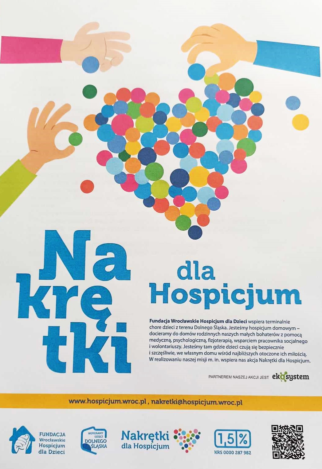 nakrętki dla hospicjum