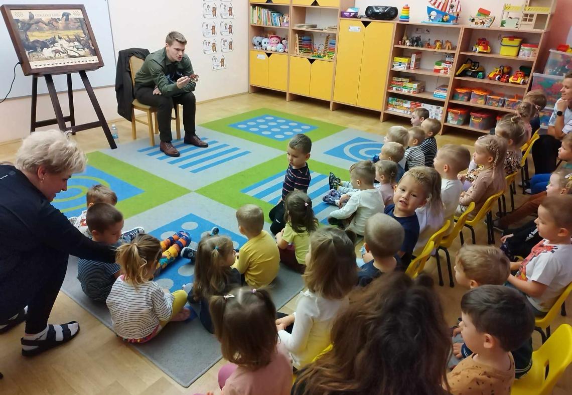 Spotkanie z Panem Filipem Przyłuckim z Nadleśnictwa Przemków