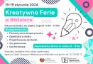 Kreatywne Ferie w Bibliotece